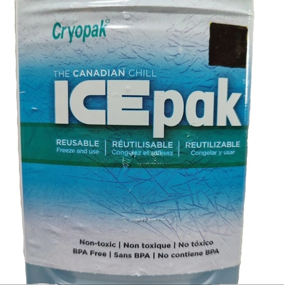 Lot of 2 Small Cryopak the Canadian Chill ICEpak Reusable Non-toxic BPA Free - Picture 4 of 5